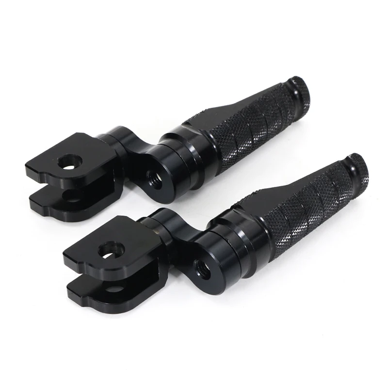 Motorcycle Adjustable Foot Pegs Pedals Aluminum Front Footrests Fit For Kawasaki Z800 Z750R Z1000 ZX-6R ZX6R 636 ZX-10R ZX10R