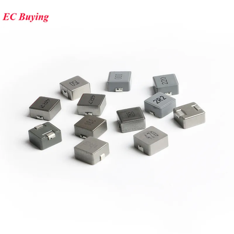 5pcs 1265 SMD Molding Power Inductor 1UH 1.5UH 2.2UH 3.3UH 4.7UH 6.8UH 10UH 15UH 22UH 33UH 47UH 68UH Inductance 12*12*6.5mm