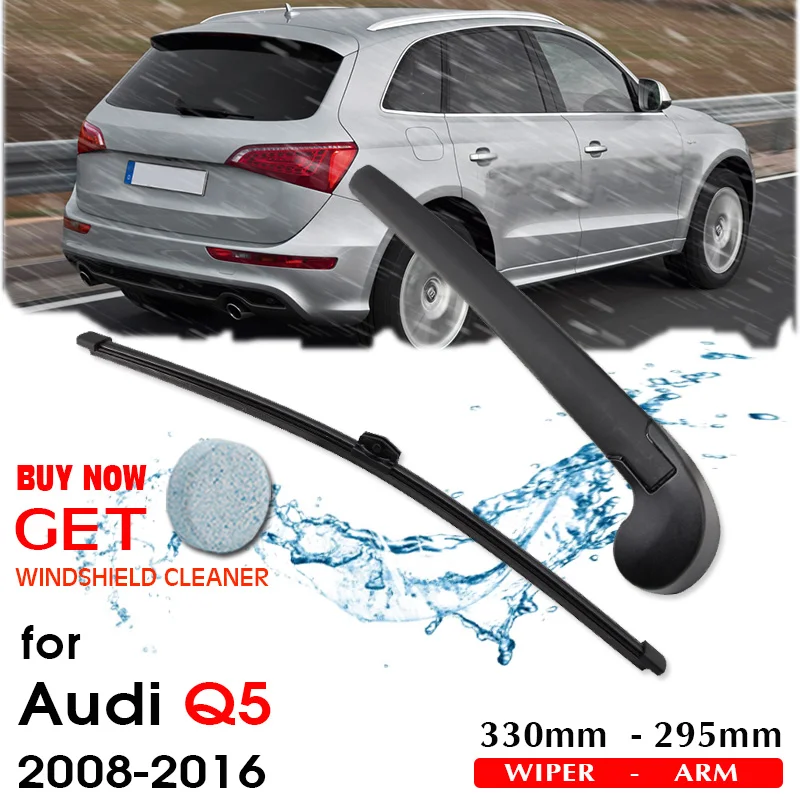 Car Wiper Blade Rear Back Window Windshield Wipers Auto Accessories For Audi Q5 2008 2009 2010 2011 2012 2013 2014 2015 2016