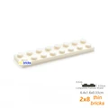 10 piezas blancas