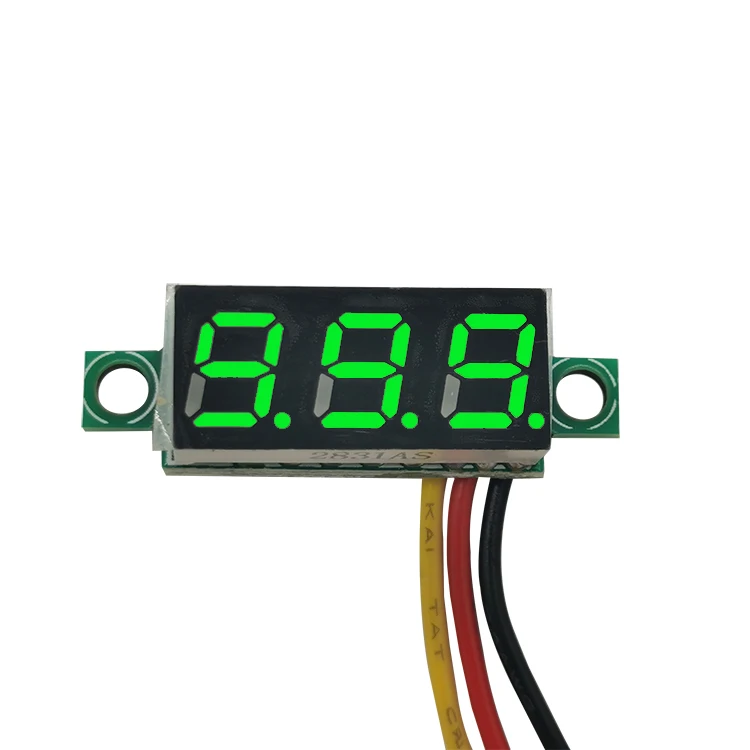 0.28 inch DC 0-30V 3-Wire Mini Gauge voltage meter Voltmeter LED Display Digital Panel Voltmeter Meter Detector Monitor Tools