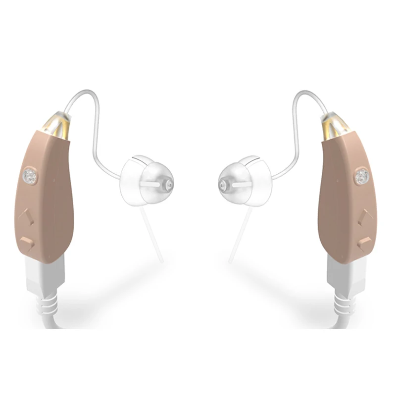 2024 Best Rechargeable Digital BTE Hearing Aid Adjustable Tone Sound Amplifier Portable Deaf Elderly Hearing Aids