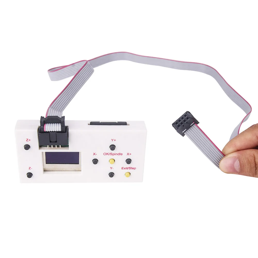 GRBL 3축 제어 보드 1.1 USB 포트 CNC 조각 기계 제어 보드 ABS 케이스 포함 CNC 3018 조각사 밀링 머신 오프라인 컨트롤러용 CNC 오프라인 제어 보드