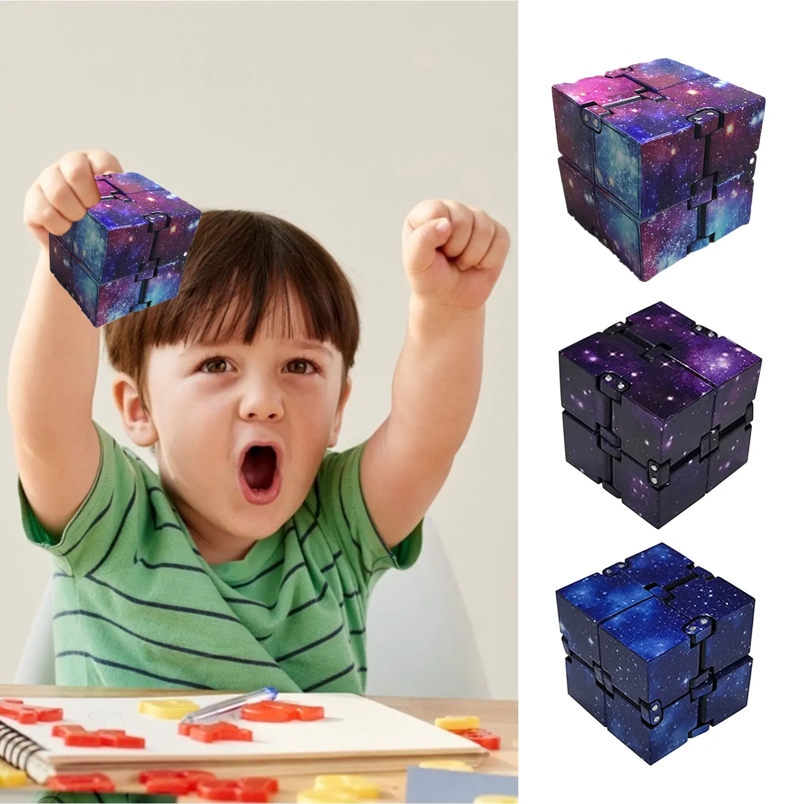 Antistress cube fidget toys cubo antistress cubo giocattolo per bambini bambini donna uomo giocattoli sensoriali per autismo adhd