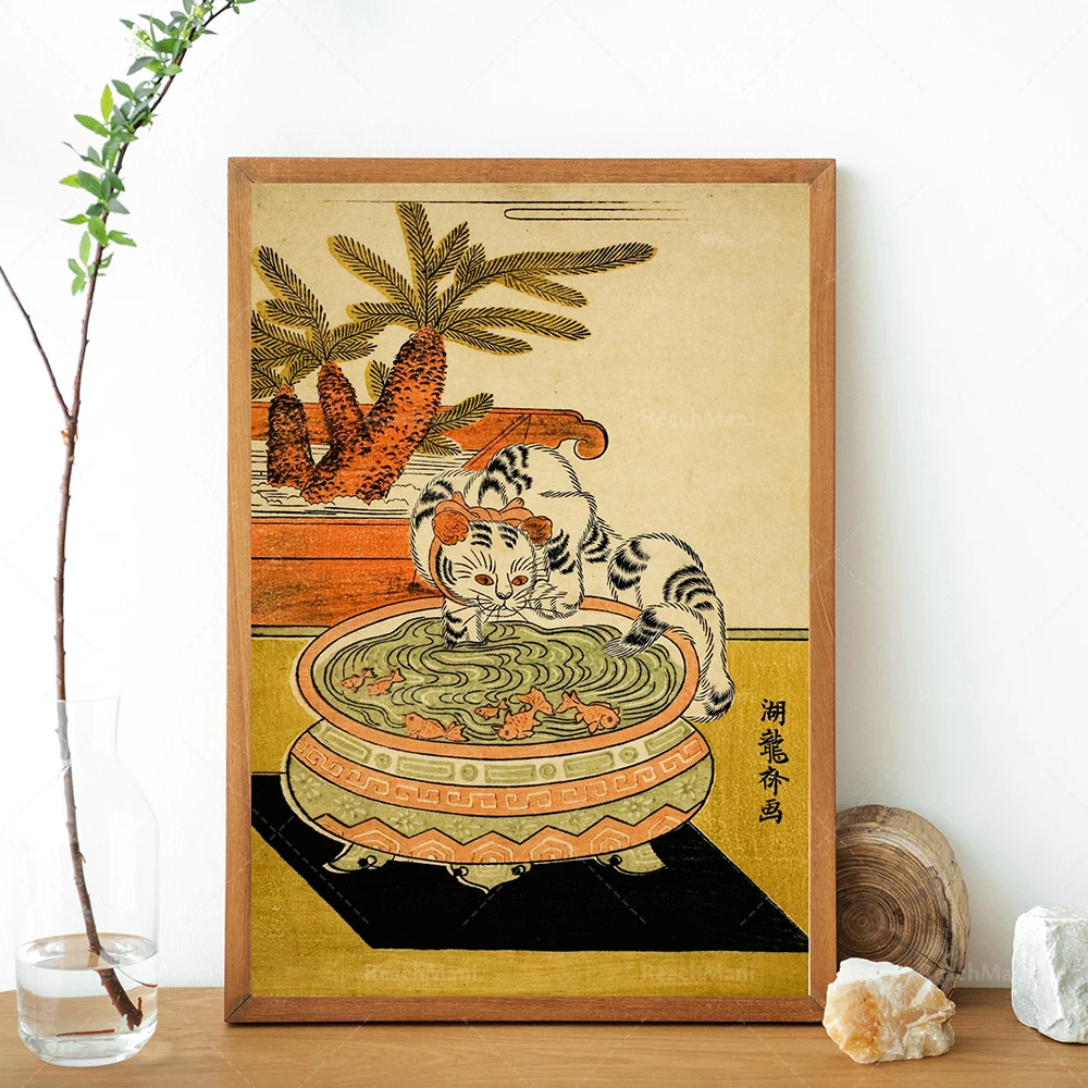 Japanese art poster printing, Ukiyo-e wall art, 