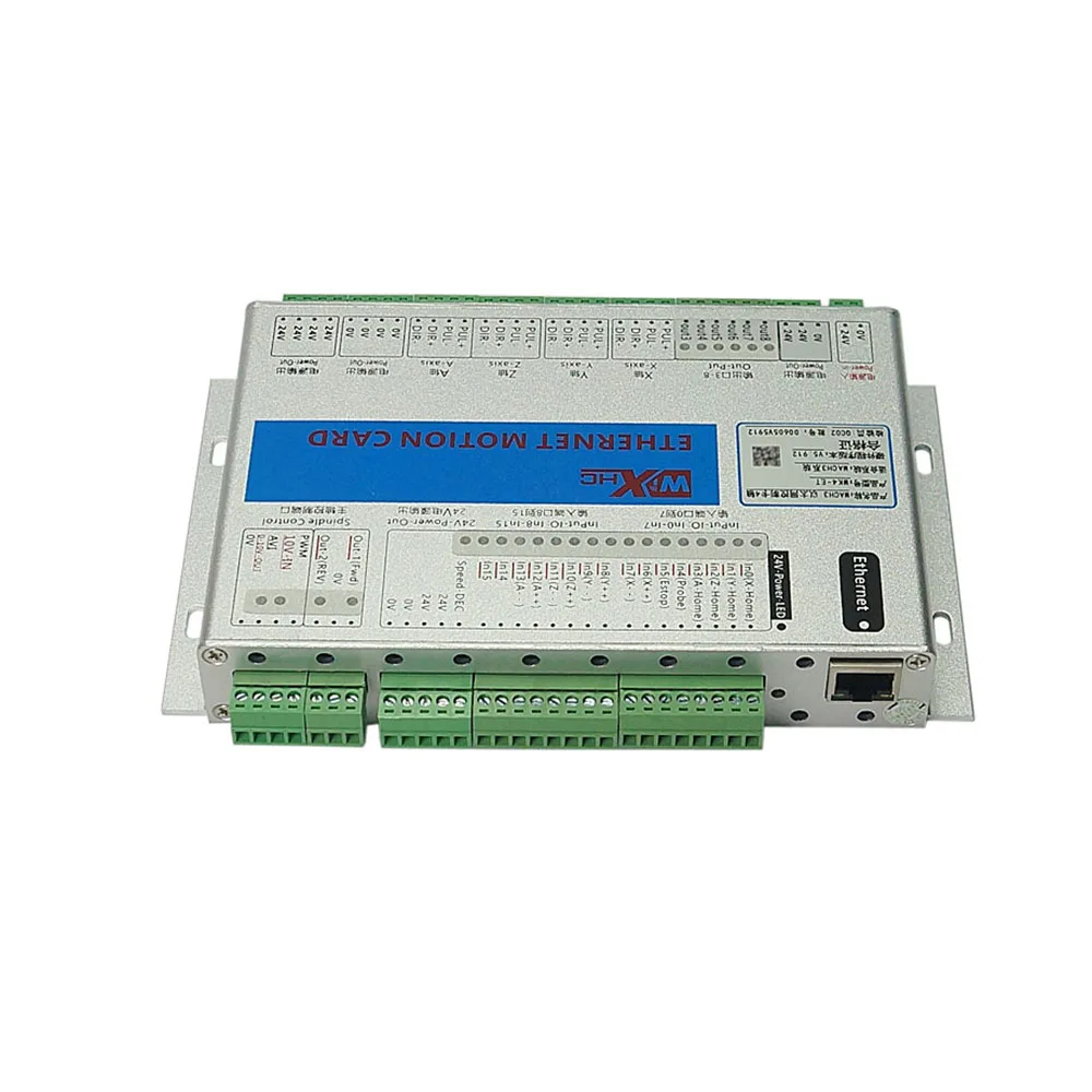 XHC Ethernet Mach3 breakout board 3 4 6 axis motion control card resume 2MHz support windows 7 10 for cnc enrgaver Lathe machine