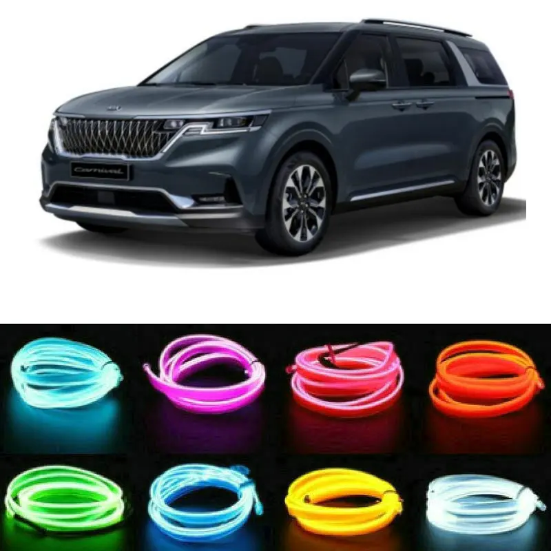 

5m el Atmosphere Lamp Interior Mood Lighting For Kia Carnival niro amanti borrego cadenza forte k900 rondo sedona sephia spectra