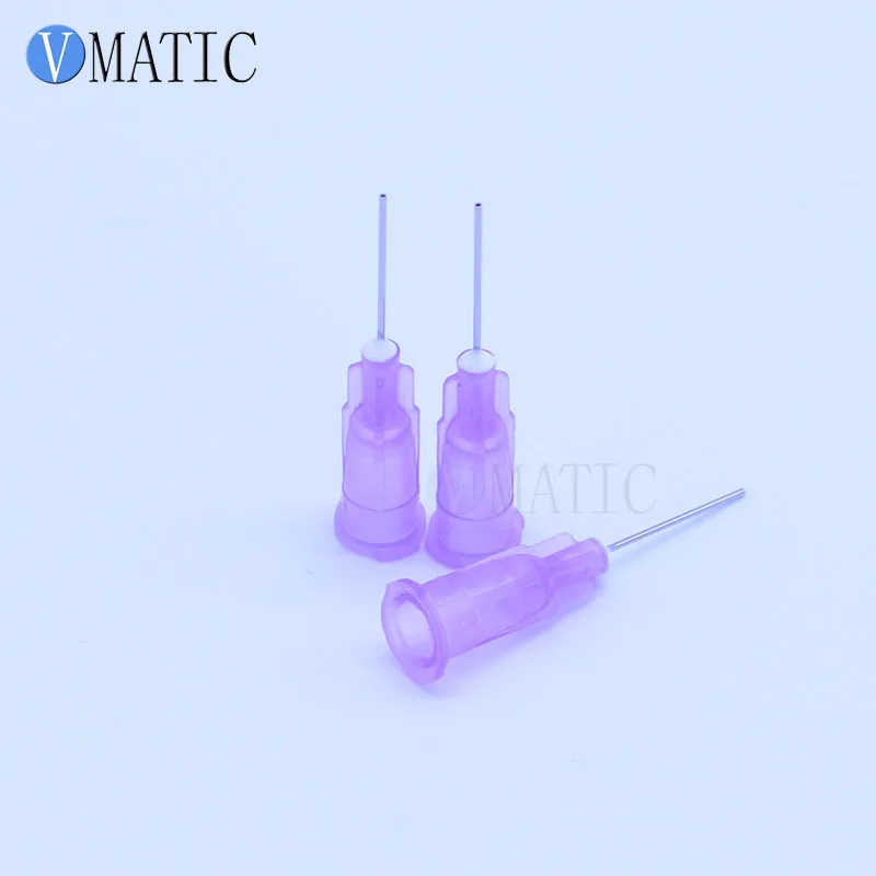 

Free Shipping Non Sterilized 100Pcs 24G Blunt End Glue Dispenser Needle Tip 1/2 Inch