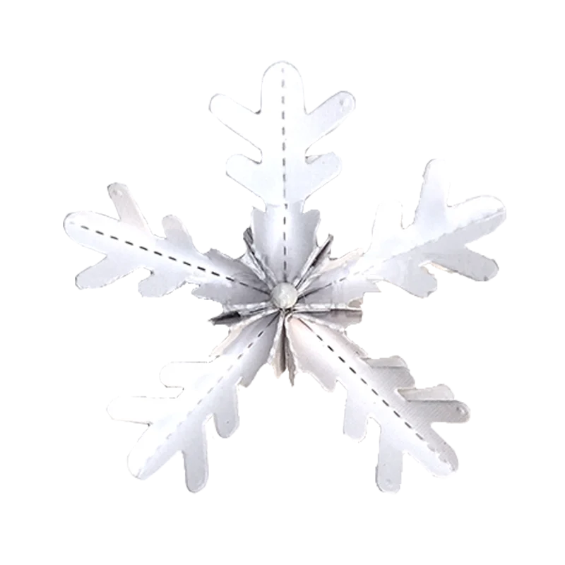 metal cutting dies fold snowflake die cut Scrapbooking paper cards making paper crafts knife mould stencils supplies new 2019