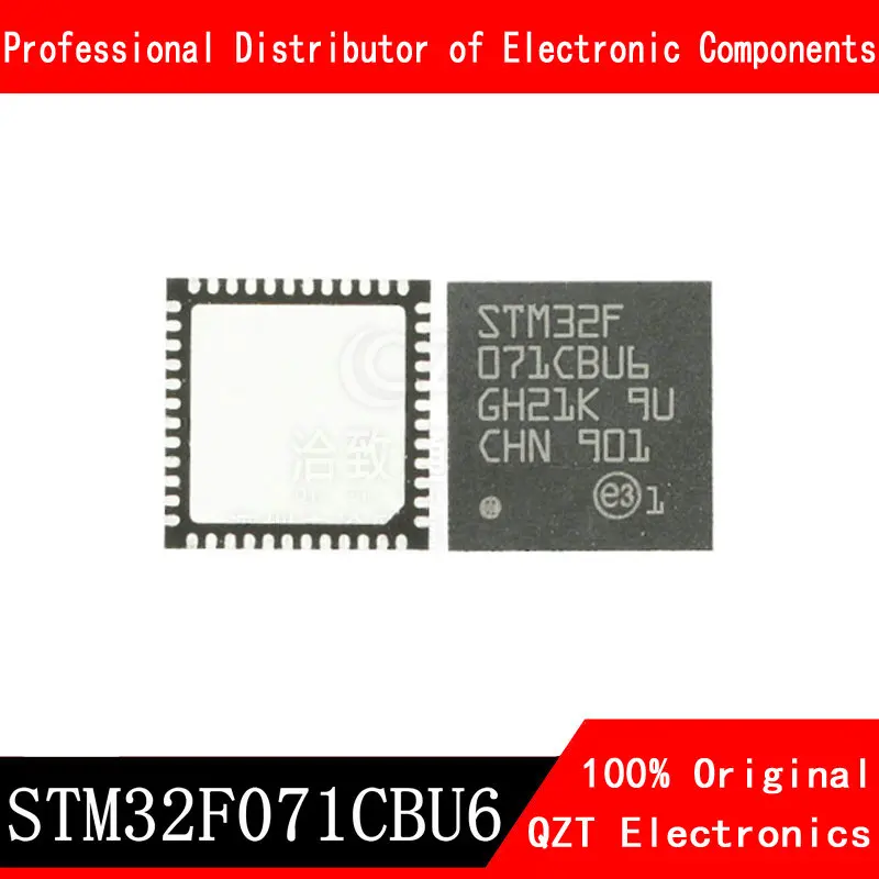 

5pcs/lot new original STM32F071CBU6 STM32F071 QFN-48 microcontroller MCU In Stock