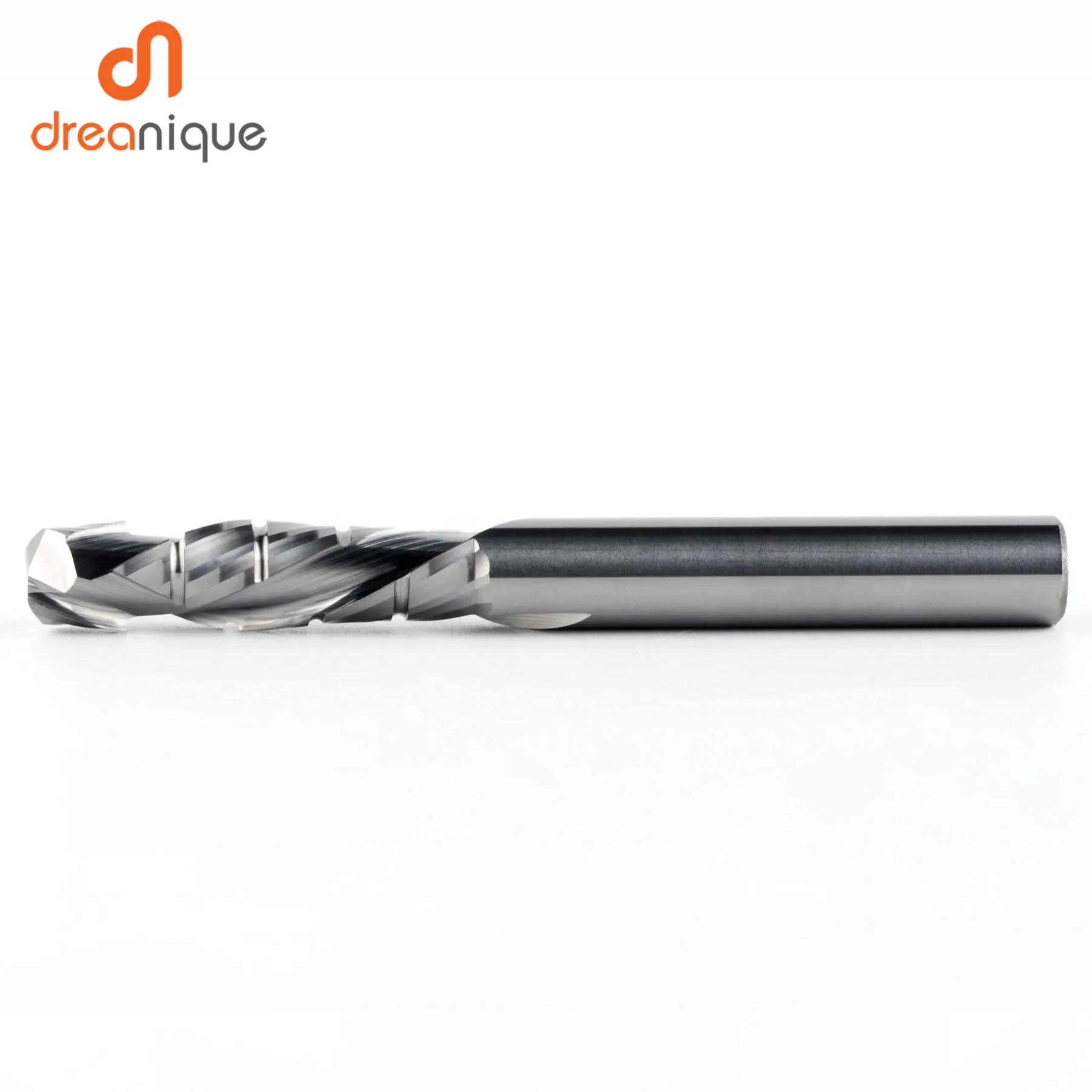 DREANIQUE Up&Down Cutter Carbide End Mill Bit 6mm 8mm Shank Two Flutes Wood Craving Engraving Tool Compression Milling Cutter