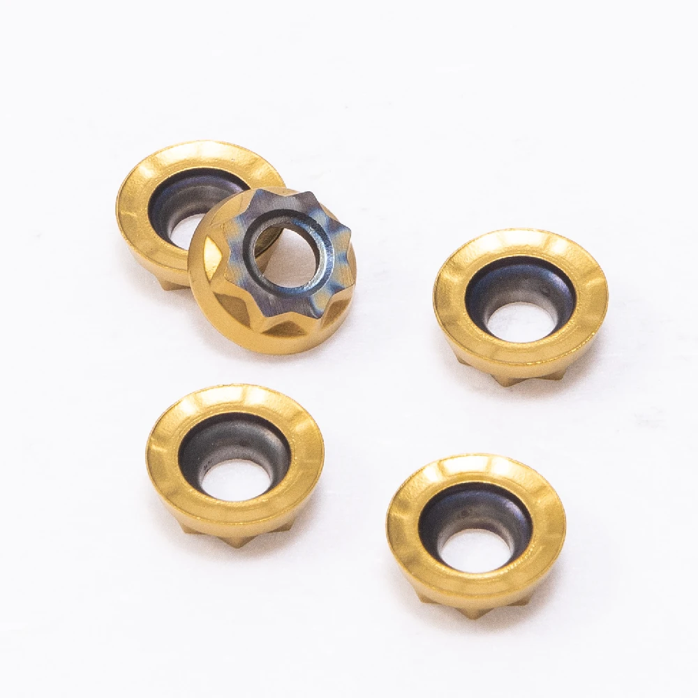 CNC Machine Insert RXMX1003 M TT9080 Hardness Aluminum Carbide Blade RXMX 1003 Milling Cutter Lathe Metal Turning Tool 10PCS