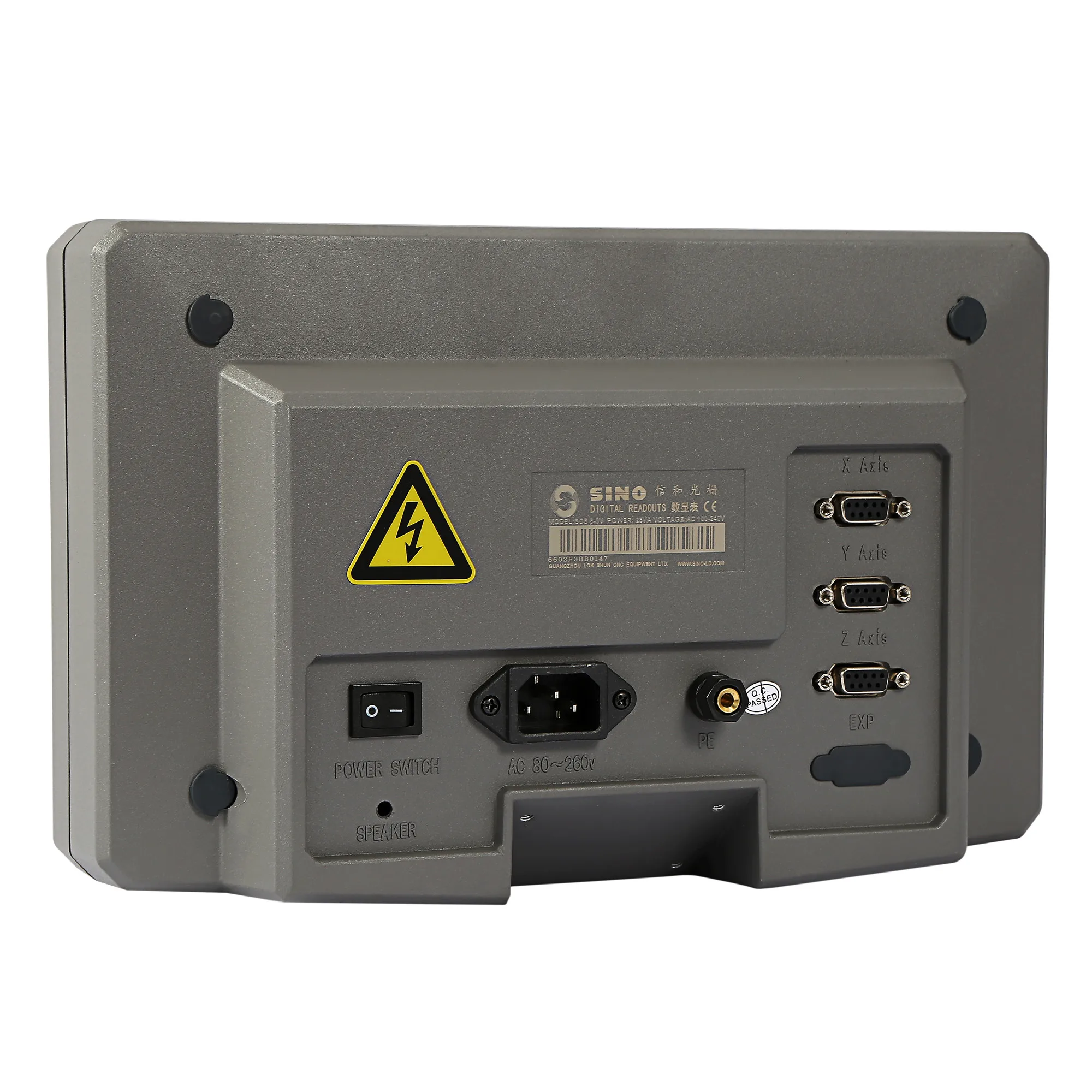 Imagem -02 - Eixo Cobertura de Metal Digital Leitura Dro Ttl Rs422 Ac110v 220v Moinho Torno Fiação de Perfuração Máquina de Corte Display Sino-sds63v