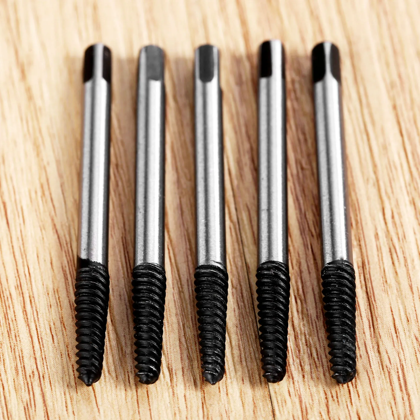 5Pcs Broken Screwdrive Guide Set Broken Bolt Remover Easy Out Screwdriver Set Screw Extractor Drill Bit 1#