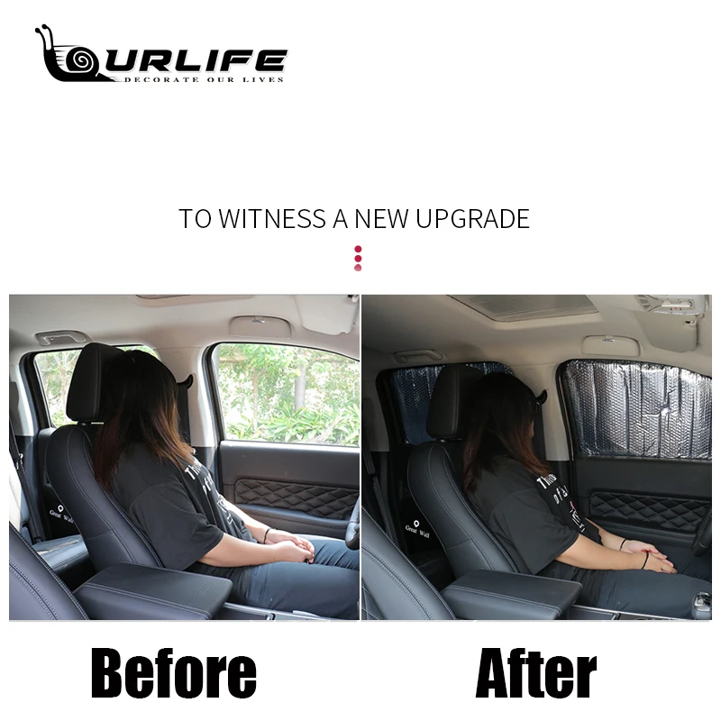 Car Sunshades UV Protection Curtain Car Sun Shade Film Visor Front Windshield  Cover  For Great Wall GWM Poer Cannon UTE 2021