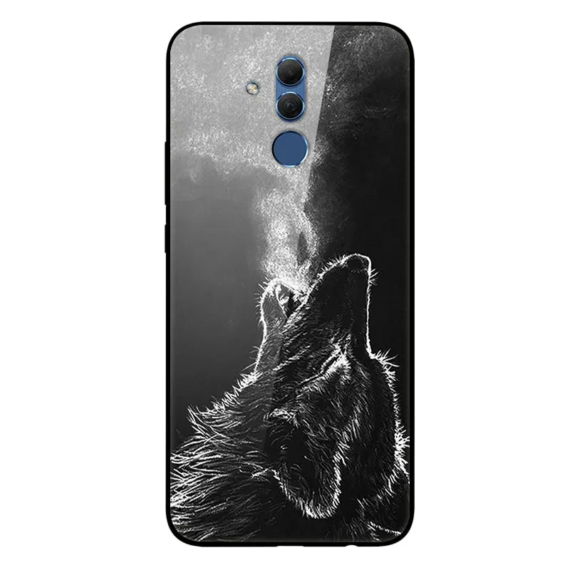 Mate20 Lite Case on For Huawei Mate 20 Lite Cases 6.3 Tempered