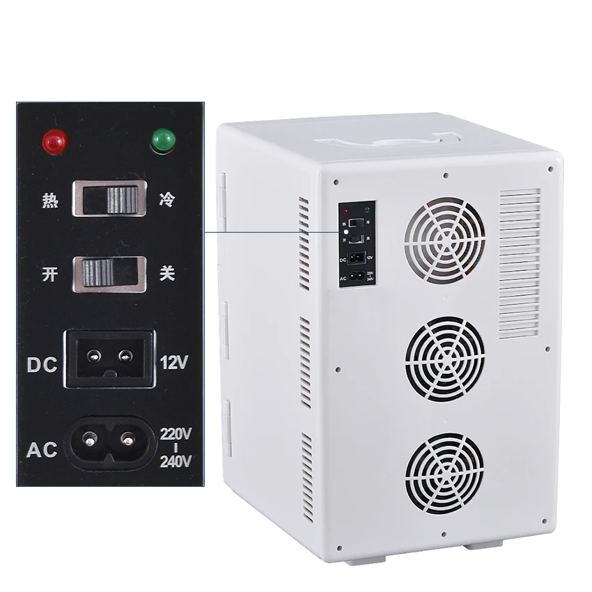 Автомобильный домашний мини-холодильник, 20 л, 220 В переменного тока/12 В постоянного тока, многофункциональный дорожный холодильник, портативный Электрический Морозильник F-L20SA
