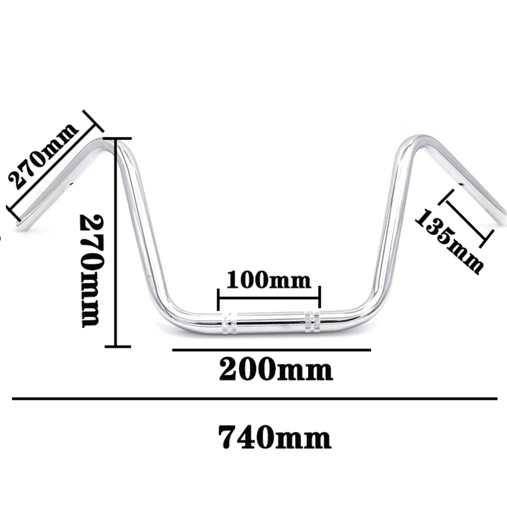 Univerzális 22mm évjárat Motorbicikli Kormánytolórúd szuper Magas légnyomású levegő Roller kezelni sáv 7/8 Húsvágó bober Kajütös motorcsónak sportster Kormánymű Kerék