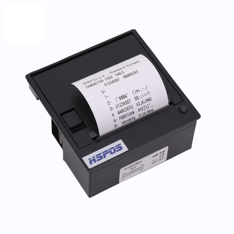 HS-589D thermal printer 58mm Support TTL+LPT Cash Drawer port embedded to any kinds of instruments and meters