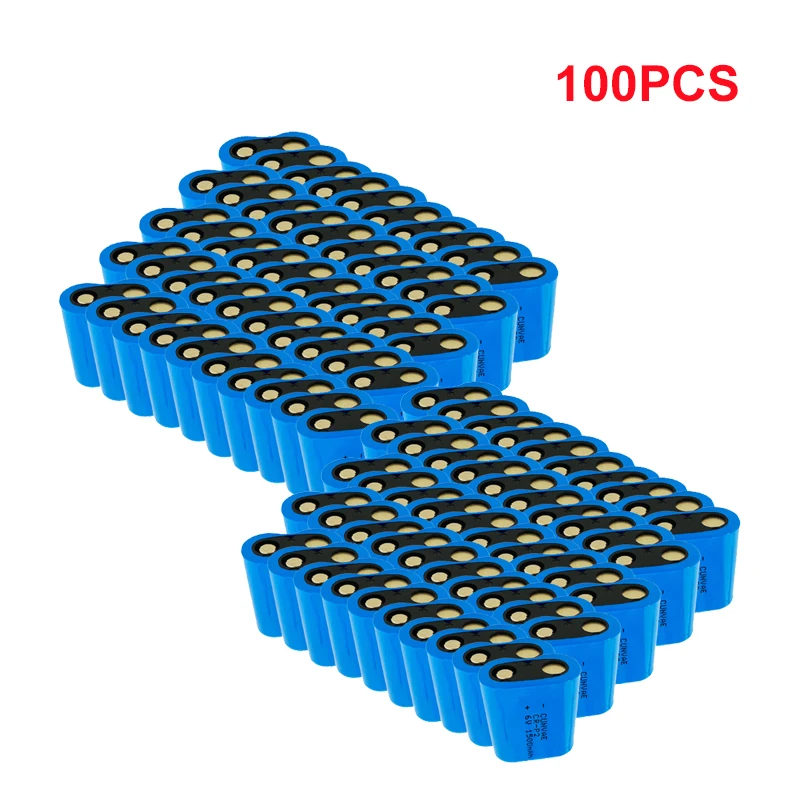 100PCS New Original Battery For Smart toilet CR-P2 2CP4306 1500mah 6V Camera Non-rechargeable Lithium Batteries Cell