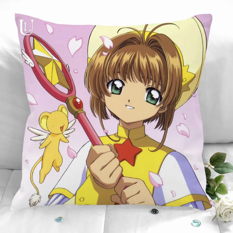 

Новое поступление, чехол-подушка Cardcaptor Sakura, чехол на молнии на заказ, чехол-Подушка большого размера, индивидуальный подарок с вашим изображением