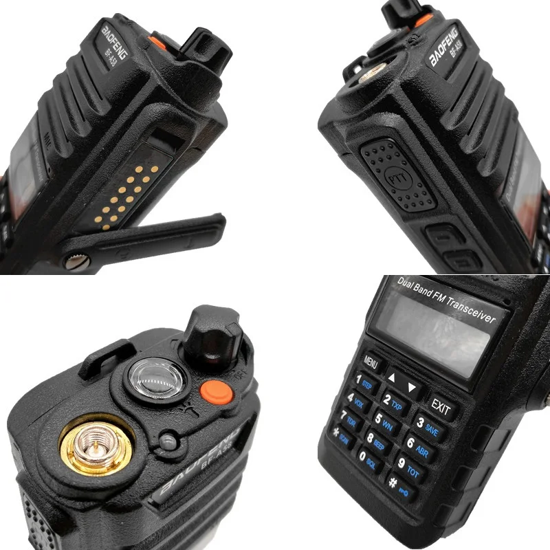 2020 Baofeng BF-A58 Waterproof Walkie Talkie Ham Radio Amateur A58 Handheld CB Radio Scanner Dual Band VHF UHF Frequency Hunting