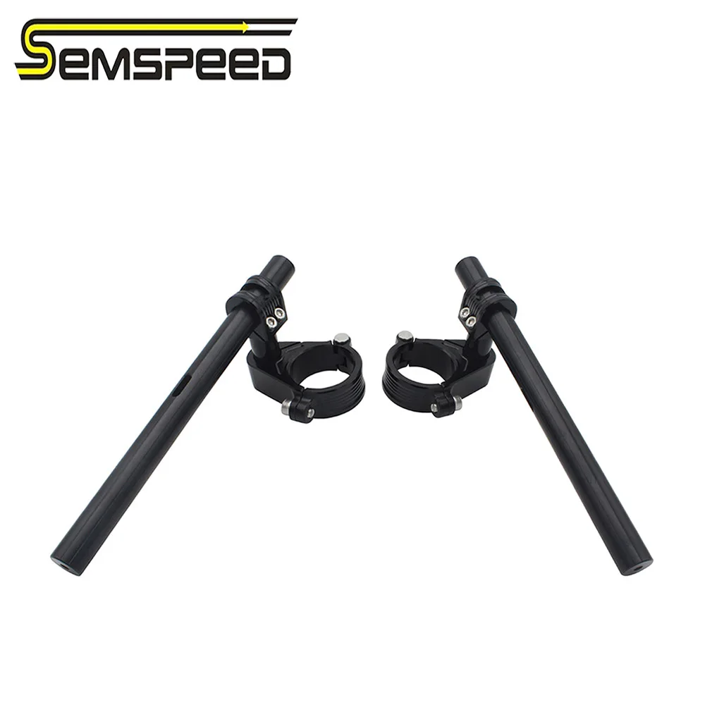 

Semspeed Adjustable 48mm 51mm 53mm 58mm Detachable Black Solid Handlebar for Honda PCX 125 150 160 2010-2018 2019 2020 2021