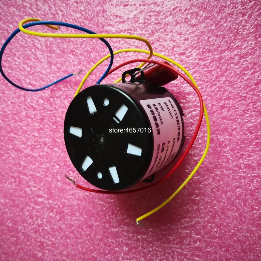 1PCS 50KTYZ 220V AC 6W  1RPM/2.5 RPM / 5RPM / 10RPM / 15RPM / 30RPM / 50RPMPermanent Magnet Synchronous Gear Motor