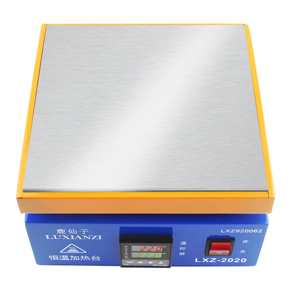 LUXIANZI stazione di preriscaldamento digitale termostato piastra di riscaldamento per PCB SMD BGA rilavorazione riscaldamento Led lampada dissaldatura Set di strumenti di riparazione