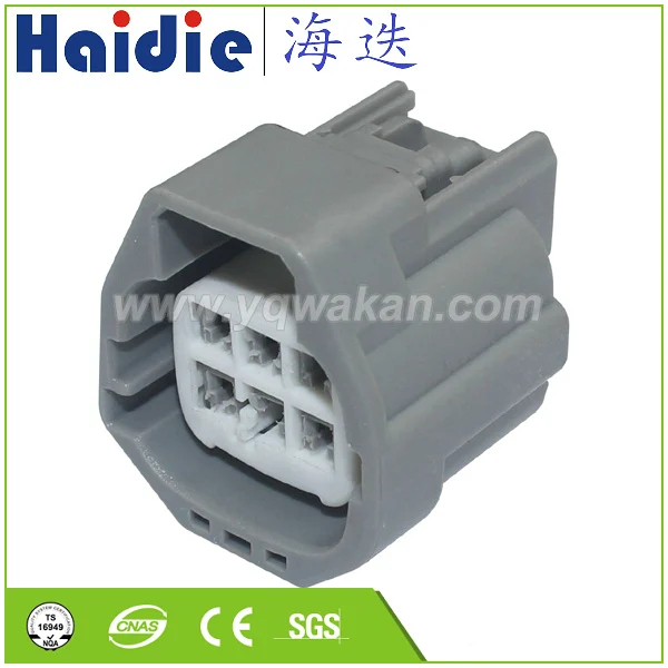 Free shipping 2sets 6pin male of 7283-5553-10 auto waterproof housing plug wiring connector   7283-5553-10