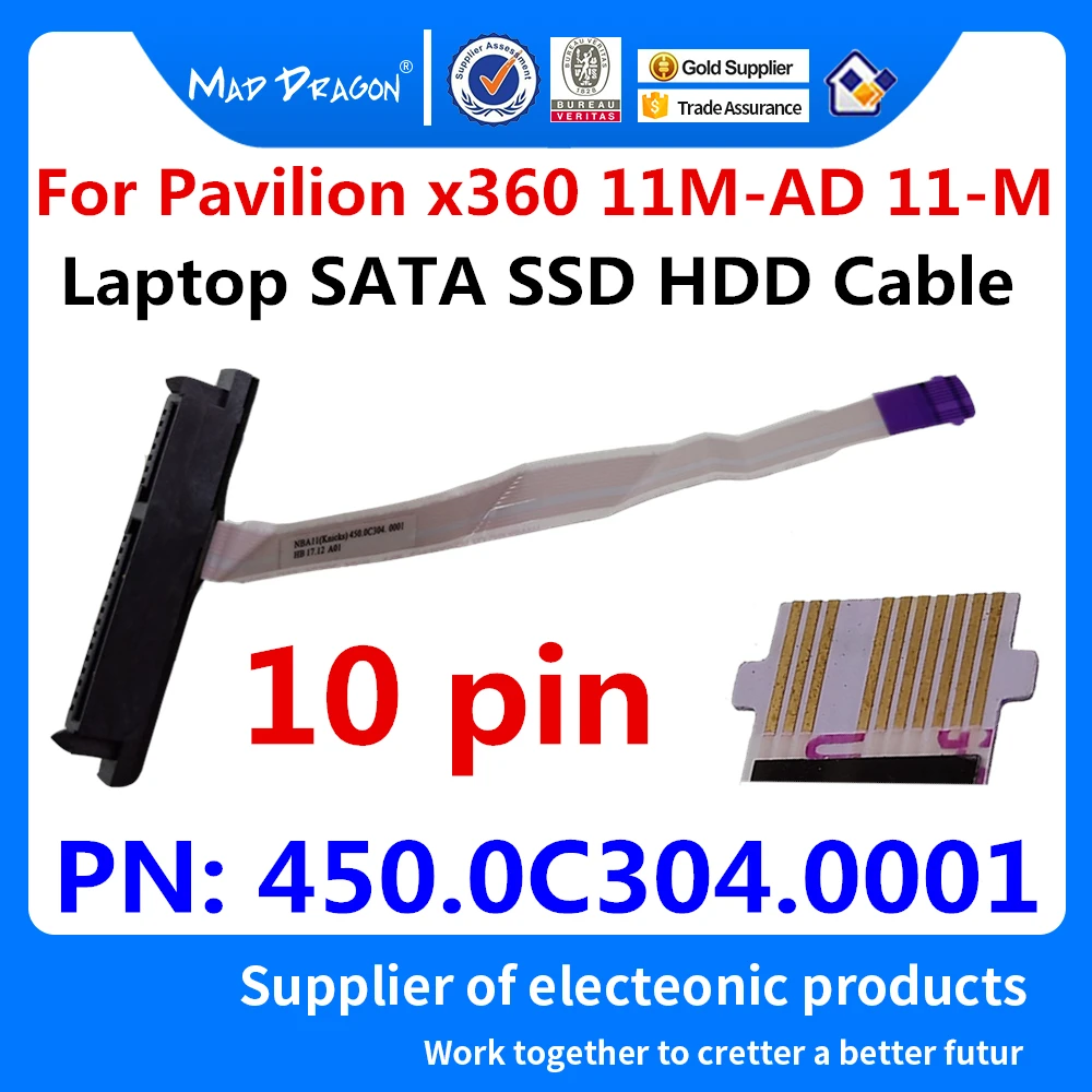 New Original 450.0C304.0001 For HP Pavilion x360 11M-AD 11-M 11m-ad013dx NBA11 Laptop SATA SSD HDD hard Drive Cable Connector