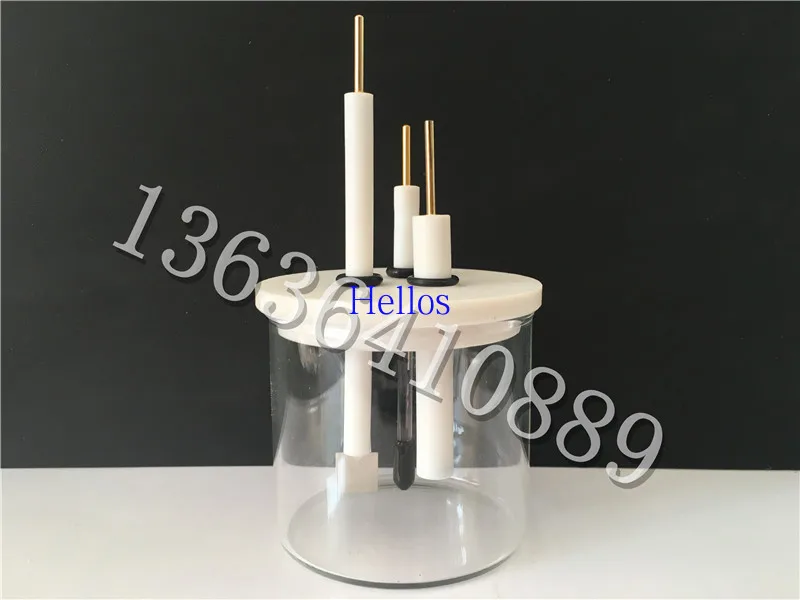 C002 Common Electrolytic Tank Unsealed Electrolytic Cell Three Electrode Electrochemical Cell Glass Electrolytic Cell