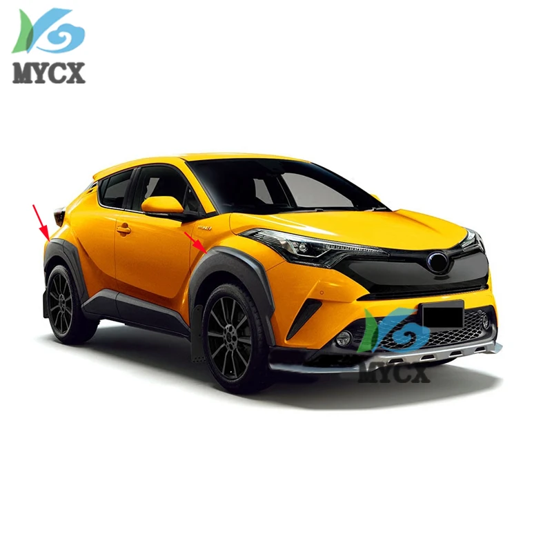 Akcesoria samochodowe niepomalowane nadkola nadkole 6 sztuk dla Toyota C-HR CHR 2016 2017 2018 2019 Car styling — zdjęcie 4