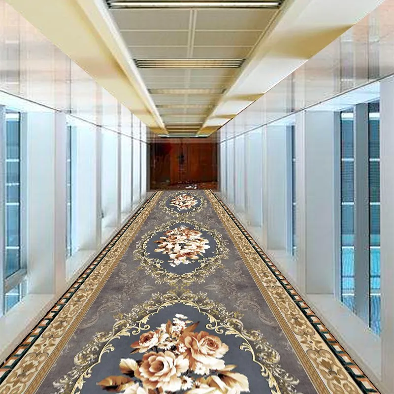 

Reese Classical Bohemia Long Lobby Carpets Living Room Rugs Stairway Hallway Decor Corridor Aisle Party Wedding Casino Homestay