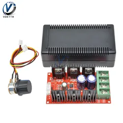 DC 10-50V 40A DC Motor Speed Controller 12V 24V 48V PWM  Regulator HHO RC Control DC Motor Adjustable Power Control with Shell