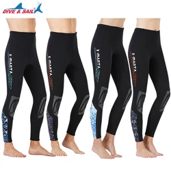 Wetsuit Pants 3mm Thermal High Waist Long Neoprene Trousers Diving Tights for Men Women 2mm 1.5mm Leggings Capris Bottoms