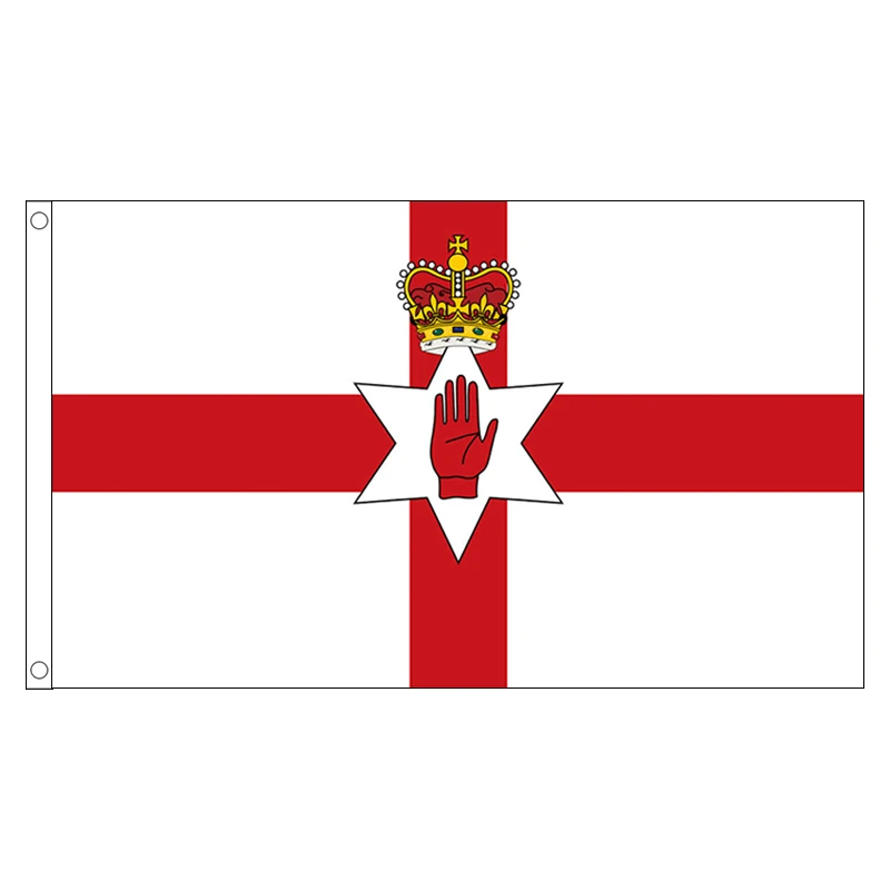 xvggdg  100 years Northern Ireland national flags 90*150cm North Ireland polyester hanging flag For Decoration party