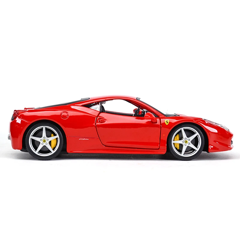 Bburago 1:24 Ferrari 458 Italia Sports Car Static Die Cast Vehicles Collectible Model Car Toys