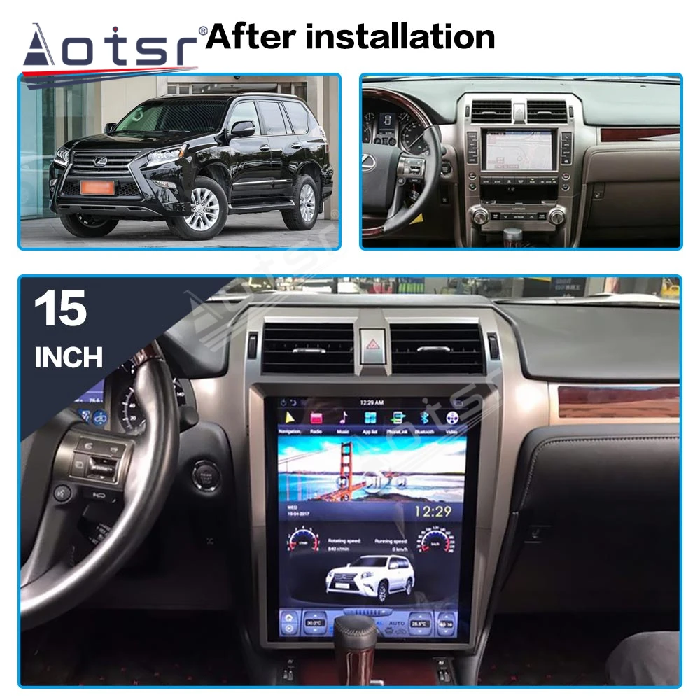 For Lexus Gx400 Gx460 2010 - 2016 Android 9 Car Radio Gps Navigation Multimedia Player 2din Autoradio Stereo Head Unit