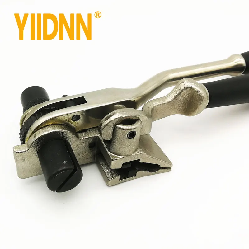 2 In 1 Ratchet Strapping Machine Manual pipe clamps Stainless Steel Tightener Shear Banding Tool YDBT009