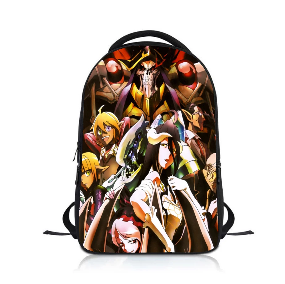 Anime Overlord Studenten Rucksack Schule Tasche Kinder Cartoon Rucksack Jungen Mädchen Rucksack Kinder Bookbag Satchel