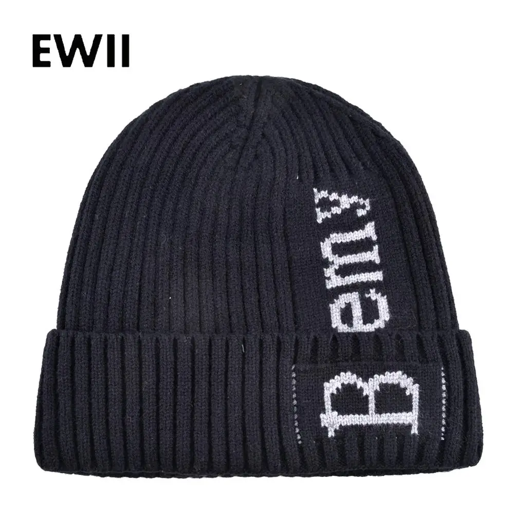 

Winter knitted women skullies beanies men letter warm hats fashion autumn beanie caps unisex new knit cap gorro invierno