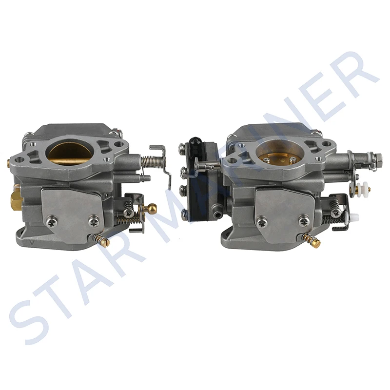 6L2-14301-00 6L2-14302-00 Carburetor Assy For Yamaha Outboard Motor 2T 2 Cylinder 20HP 25HP 25MLHU 6L2-14301 6L2-14302 Boat Part