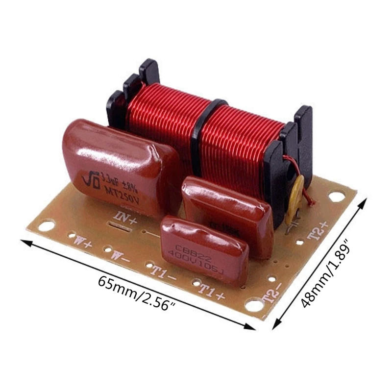 2022 novo Cs-455 alto-falante conversão divisor de freqüência 3 vias crossover filtros com agudos ajustáveis baixo