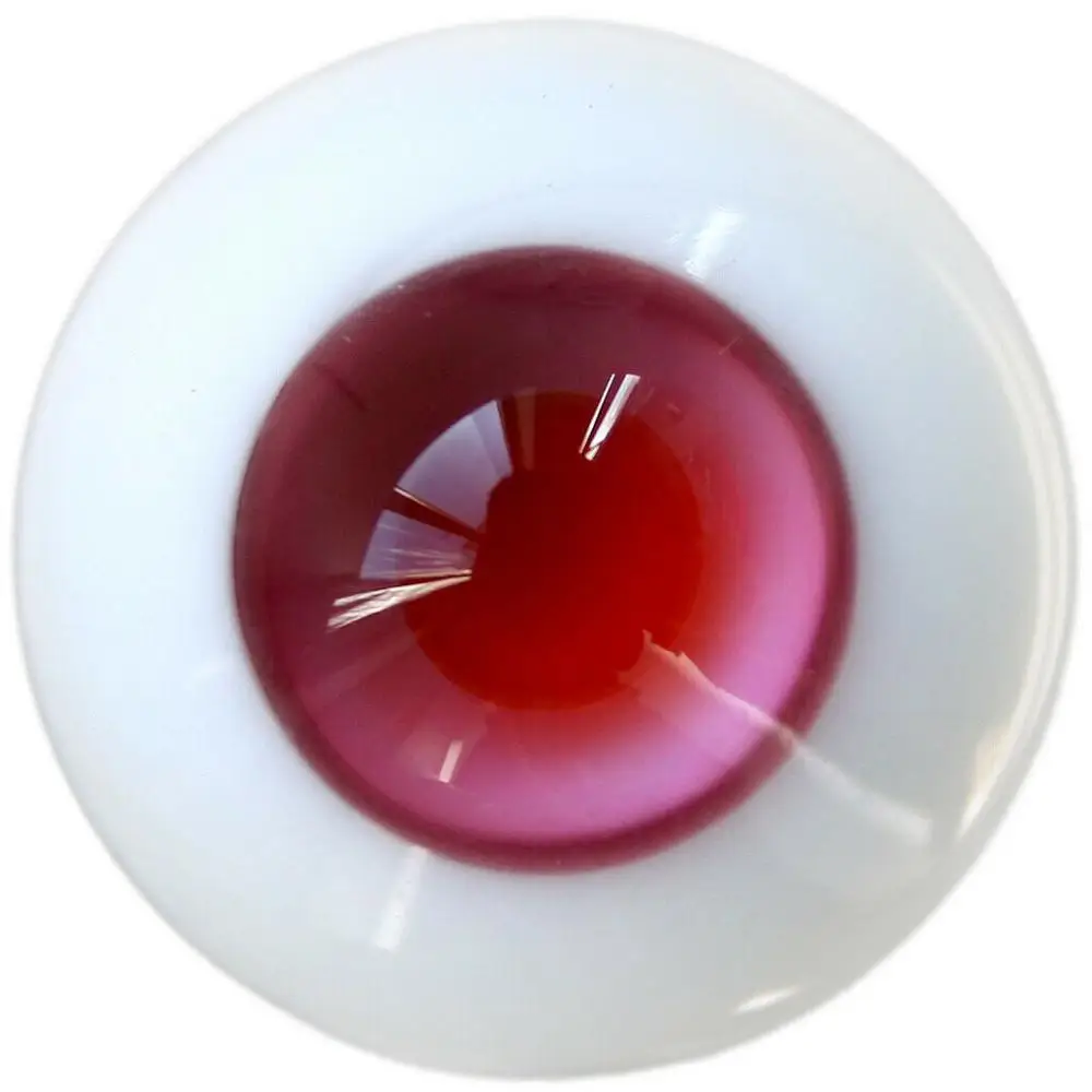 [wamami] 6mm 8mm 10mm 12mm 14mm 16mm 18mm 20mm 22mm 24mm Pink Glass Eyes Eyeball BJD Doll Dollfie Reborn Making Crafts