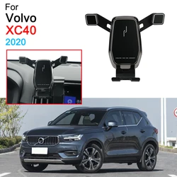 Air Vent Mount Clip Clamp Car Phone Holder for Volvo XC40 Accessories 2020 2021 2022 2023