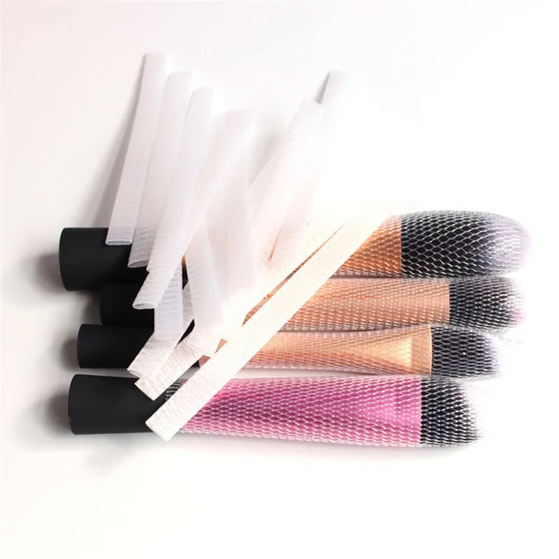 Makeup Brushes Net Protector Guard Elastic Mesh Beauty Make Up Cosmetic Brush Pen Cover Make up Brush Tool Cosmetic Accessories