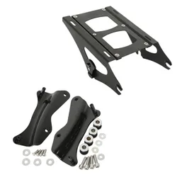 Motorcycle Two Up Trunk Mount Luggage Rack Docking Hardware Kit Fit For Harley Touring Road King Street Glide 2014-2022