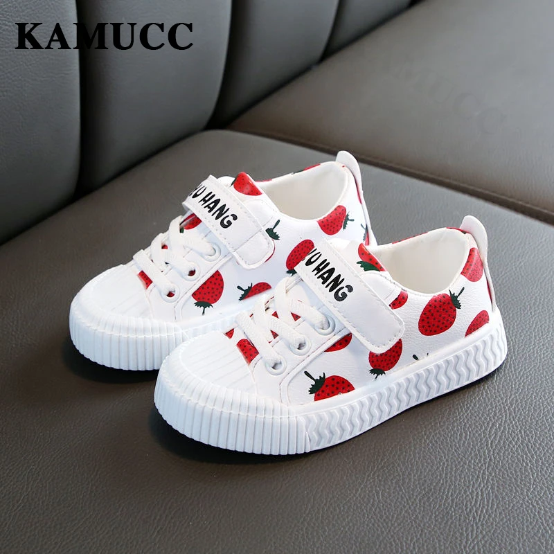 Children Shoes Girls Boys Sneakers Shoes Antislip Soft Bottom Comfortable Kids Sneaker Toddler Casual Flat Sports White Shoes