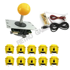 Arcade -Teile DIY Kit Zero Reting Codfer Code Control mit Kopie 30 Jotick Mame Button Mame Game Rasberry Pi 12 Hauptverkaufs -Arcade -Platte - №12